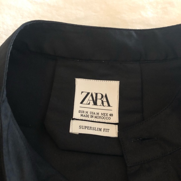 Zara Mandarin Pique T-Shirt (NWT) - Picture 5 of 6